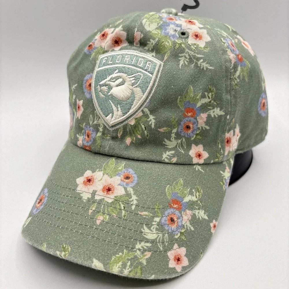 Florida Panthers 47 Brand Womens Hat Cap Strap Back Floral Print Flowers NHL NEW